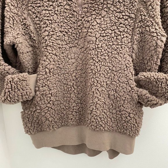 Z By Zella Power Up Cozy Faux Shearling Pullover M - Picture 7 of 12